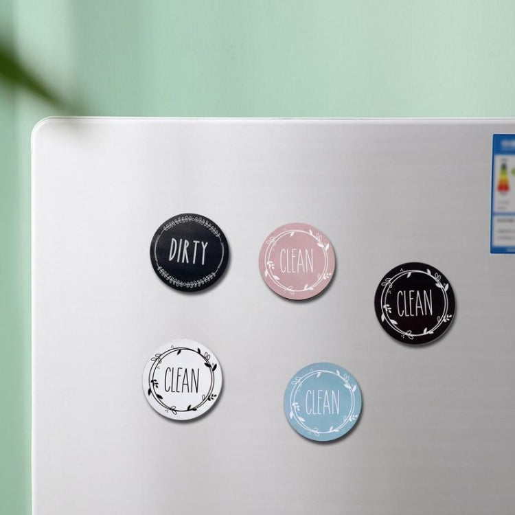 Dishwasher Round Magnet Clean Dirty Sign Double-Sided Dishwasher Magnet Cover(Red Green) - Dish Washers & Accessories by PMc TechLife | Online Shopping South Africa | PMc TechLife | Buy Now Pay Later Mobicred