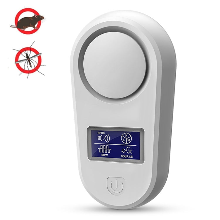 High Power Display Ultrasonic Mouse Repellent Mosquito Repellent Home Intelligent Insect Repellent AU Plug(White) - Repellents by PMC TechLife | Online Shopping South Africa | PMC TechLife | Buy Now Pay Later Mobicred