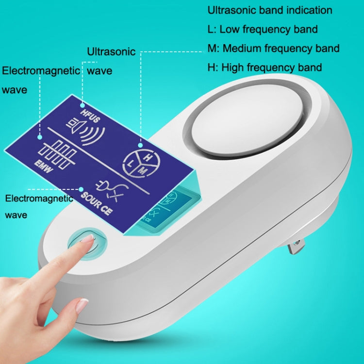 High Power Display Ultrasonic Mouse Repellent Mosquito Repellent Home Intelligent Insect Repellent AU Plug(White) - Repellents by PMC TechLife | Online Shopping South Africa | PMC TechLife | Buy Now Pay Later Mobicred