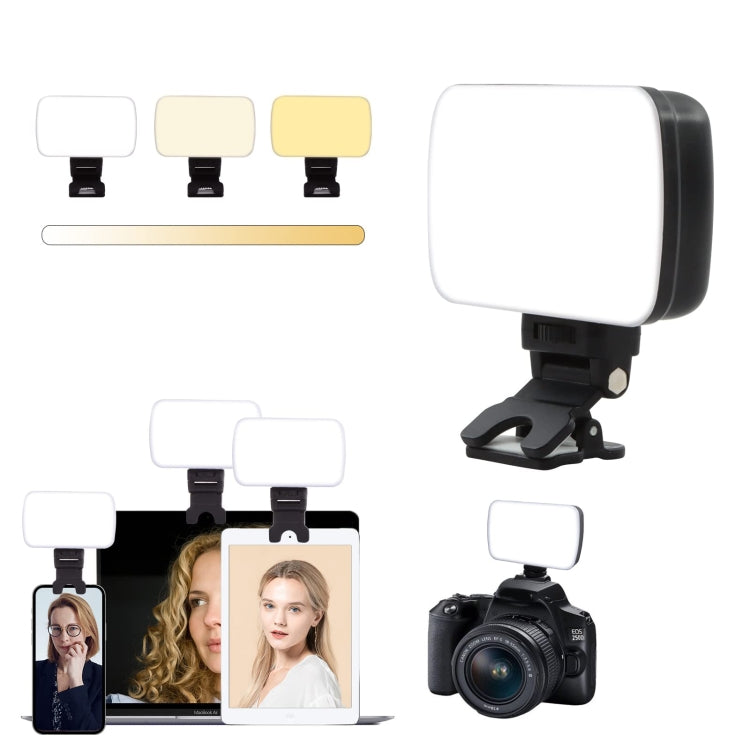 BL01 Rechargeable Video Conference Lighting With Three Color Temperature Stepless Dimming - Selfie Light by PMC Jewellery | Online Shopping South Africa | PMC Jewellery | Buy Now Pay Later Mobicred