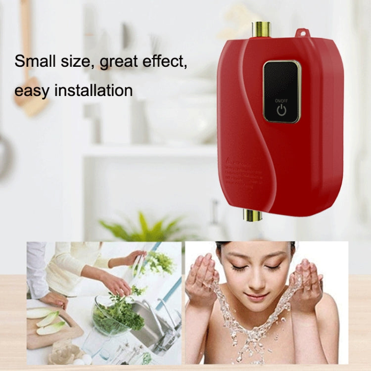 Instant Water Heater Mini Kitchen Quick Heater Household Hand Washing Water Heater EU  Plug(Black) - free shipping - PMC TechLife - Order now!