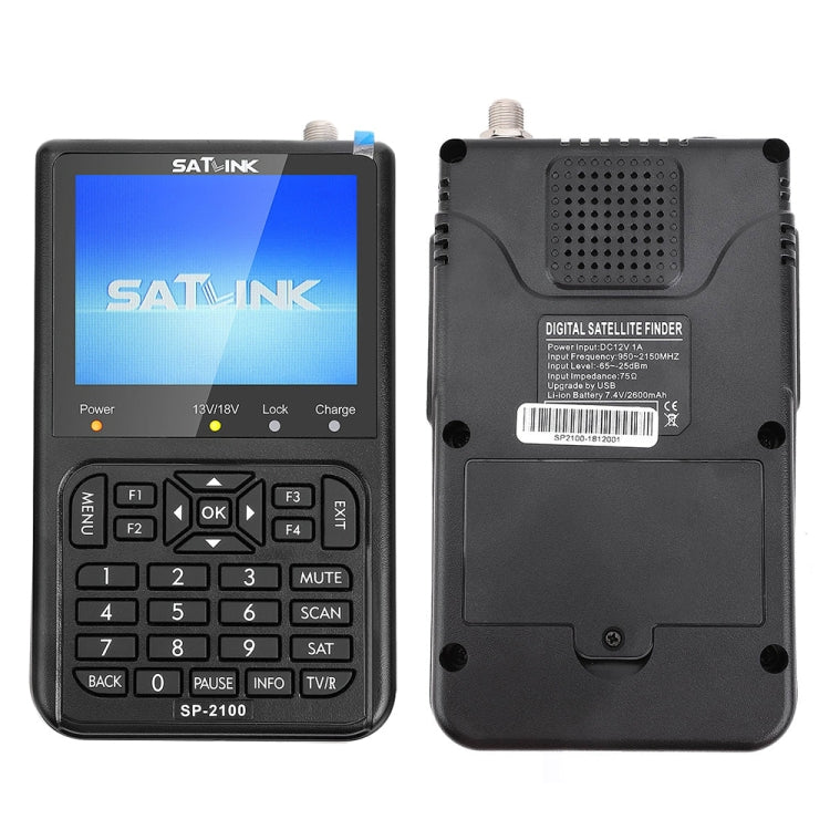 SATLINK SP-2100 HD Finder Meter Handheld Satellite Meter(UK Plug) - Satellite Finder by SATLINK | Online Shopping South Africa | PMC Jewellery