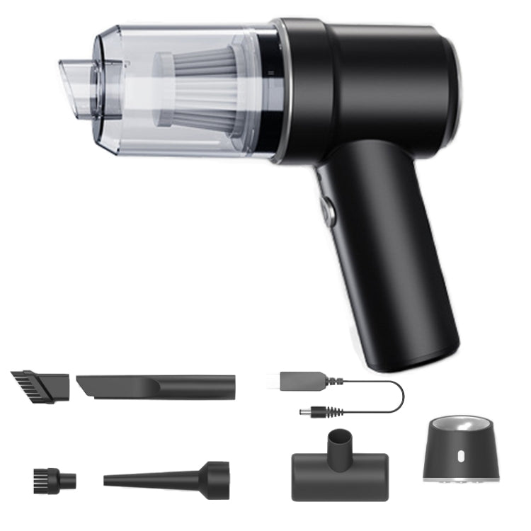 Small Wireless Charging Car Vacuum Cleaner Handheld High Power Vacuum Cleaner, Sort by color: 117CG-Black - Vacuum Cleaner by PMC TechLife | Online Shopping South Africa | PMC TechLife | Buy Now Pay Later Mobicred