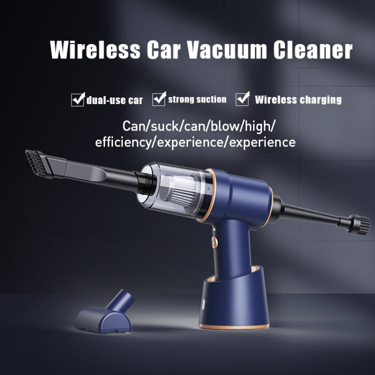 Small Wireless Charging Car Vacuum Cleaner Handheld High Power Vacuum Cleaner, Sort by color: 117CG-Black - Vacuum Cleaner by PMC TechLife | Online Shopping South Africa | PMC TechLife | Buy Now Pay Later Mobicred