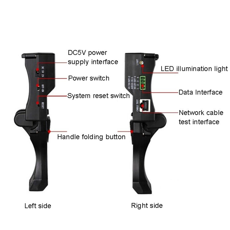 JSK-4300B 4.3 inch Handheld 12V Output Network Cable Monitoring Tester(With AU Plug Power Adapter) - Other Tools by PMC TechLife | Online Shopping South Africa | PMC TechLife