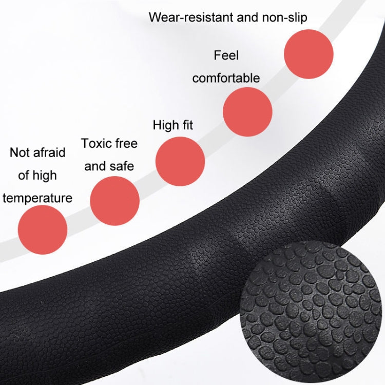 Silicone Non-slip Wear-resistant Steering Wheel Cover, Size: 37-42cm(Red) - Steering Wheel Accessories by PMC TechLife | Online Shopping South Africa | PMC TechLife | Buy Now Pay Later Mobicred