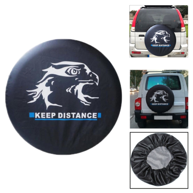 16 inch PVC Faux Leather Spare Wheel Cover Rear Tire Protector - Window Foils & Solar Protection by PMC TechLife | Online Shopping South Africa | PMC TechLife | Buy Now Pay Later Mobicred