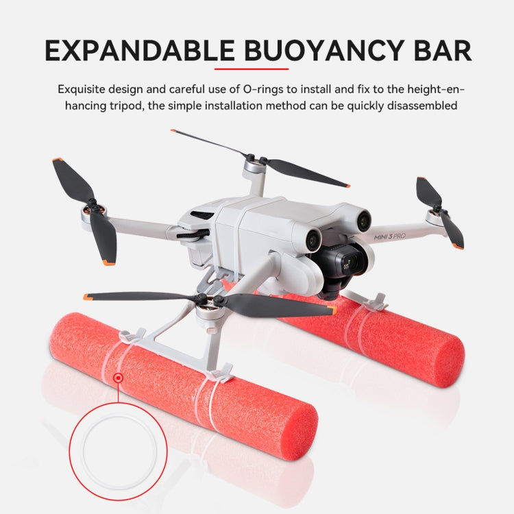 For DJI Mini 3 Pro RCSTQ Increase Tripod Landing Skid Float Kit Landing Gear +Buoyancy Rod Set - Holder Series by RCSTQ | Online Shopping South Africa | PMC Jewellery | Buy Now Pay Later Mobicred