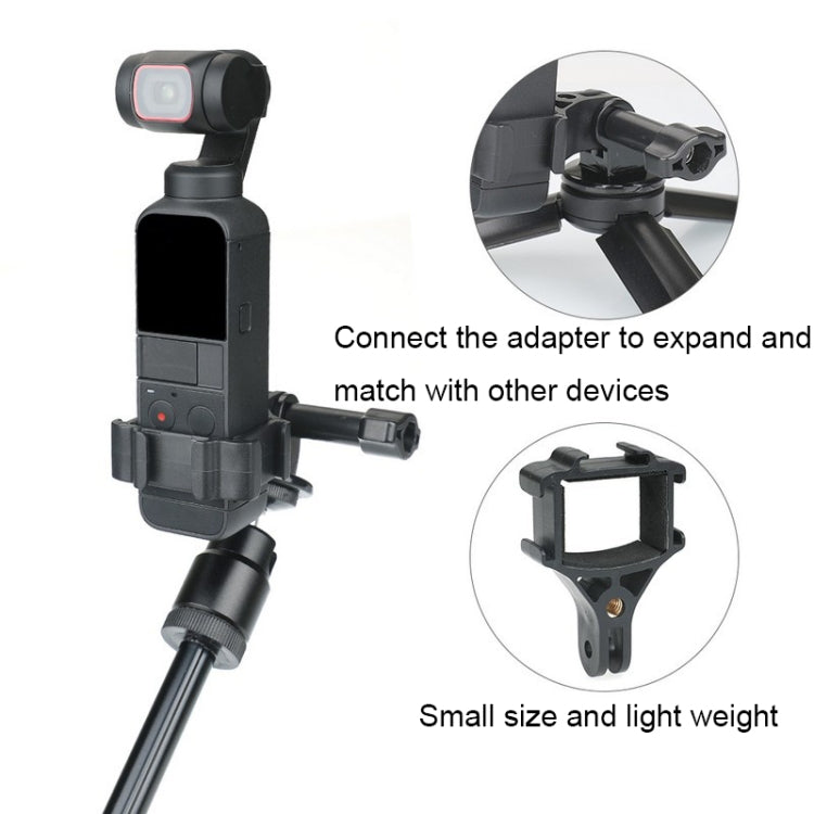 Bracket+Adapter RCSTQ for DJI Pocket 2 Expansion Adapter Holder Camera Fixed Connection Accessories - Mount & Holder by RCSTQ | Online Shopping South Africa | PMC Jewellery | Buy Now Pay Later Mobicred