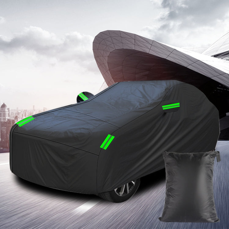 190T Silver Coated Cloth Car Rain Sun Protection Car Cover with Reflective Strip, Size: Y-M - PE Material by PMC TechLife | Online Shopping South Africa | PMC TechLife | Buy Now Pay Later Mobicred