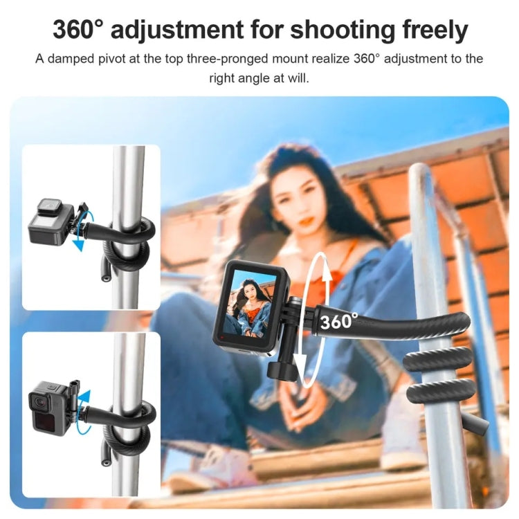 TELESIN Flexible Mount Bracket Octopus Tripod For Mini Action Camera and Mobile Phone,Spec: Only Bracket - Holder by TELESIN | Online Shopping South Africa | PMC Jewellery