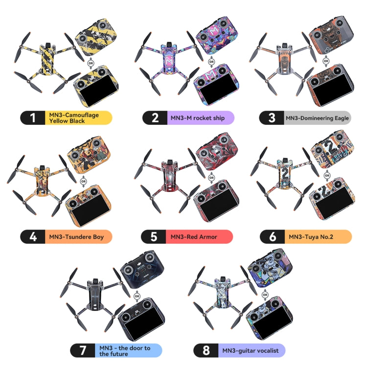 For DJI Mini 3 Pro Remote Control Body Sticker ,Spec: RC With Screen(Future Door) - Stickers by RCSTQ | Online Shopping South Africa | PMC Jewellery | Buy Now Pay Later Mobicred