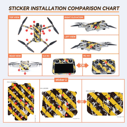 For DJI Mini 3 Pro Remote Control Body Sticker ,Spec: RC With Screen(Guitar Singer) - Stickers by RCSTQ | Online Shopping South Africa | PMC Jewellery | Buy Now Pay Later Mobicred