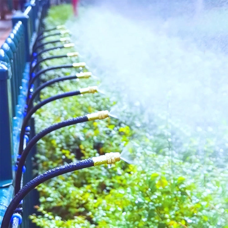 30m Kit Brass Misting Nozzles Bend Arbitrarily Atomized Sprayer Garden Irrigation - Watering & Irrigation by PMc TechLife | Online Shopping South Africa | PMc TechLife | Buy Now Pay Later Mobicred