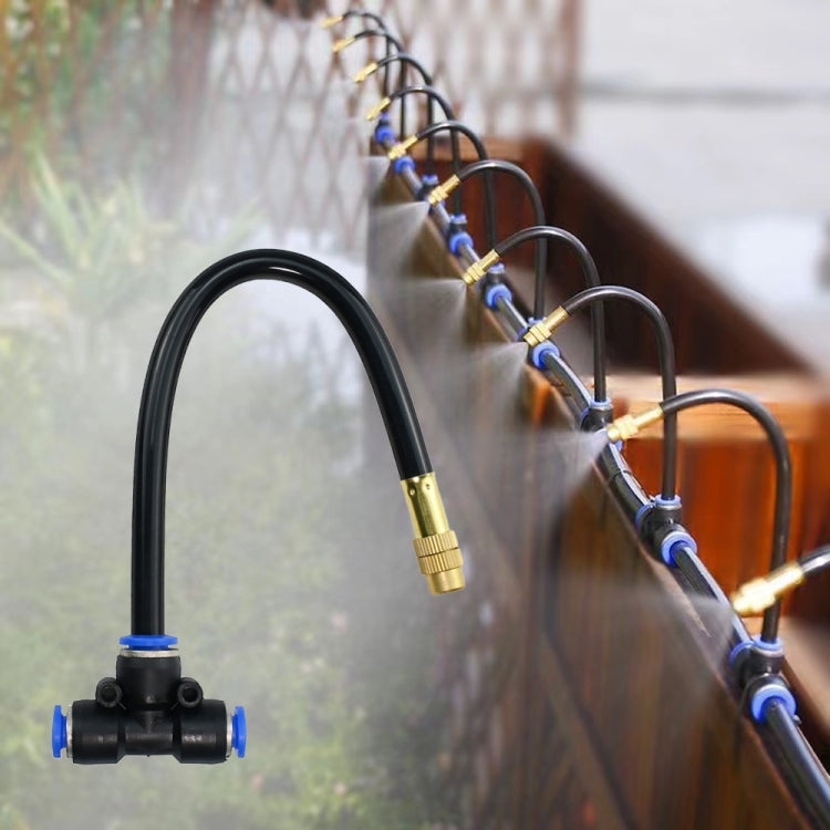40m Kit Brass Misting Nozzles Bend Arbitrarily Atomized Sprayer Garden Irrigation - Watering & Irrigation by PMc TechLife | Online Shopping South Africa | PMc TechLife | Buy Now Pay Later Mobicred