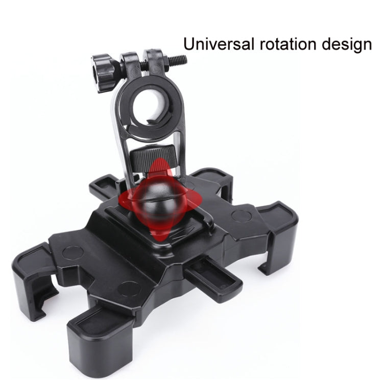 Electric Bike Motorcycle Bicycle Riding Shockproof Navigation Bracket, Color: Red For Rearview Mirror - Holders by PMC TechLife | Online Shopping South Africa | PMC TechLife | Buy Now Pay Later Mobicred
