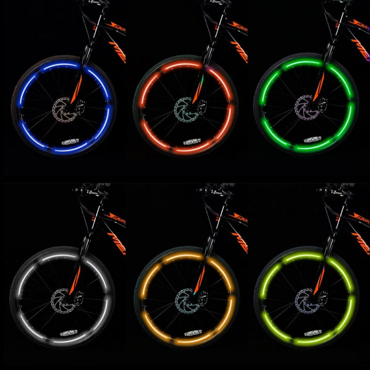 10pcs Reflective Stickers For Bicycle Rims Riding Equipment Accessories(Silver) - Decorative Accessories by PMC TechLife | Online Shopping South Africa | PMC TechLife | Buy Now Pay Later Mobicred