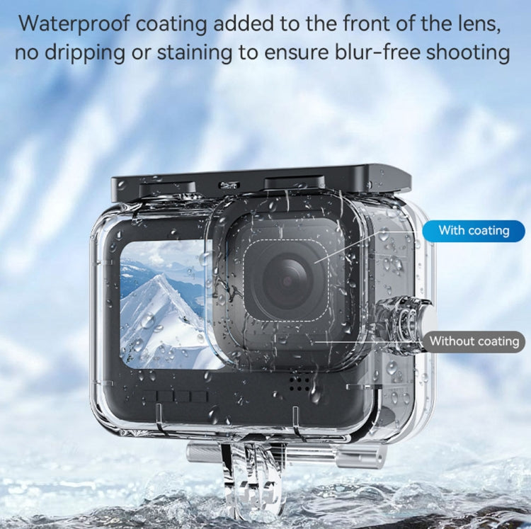 For GoPro Hero11 Black / HERO10 Black / HERO9 Black TELESIN Waterproof Case Full Scene Anti-Fog Underwater Diving Housing - Waterproof Cases by TELESIN | Online Shopping South Africa | PMC Jewellery | Buy Now Pay Later Mobicred