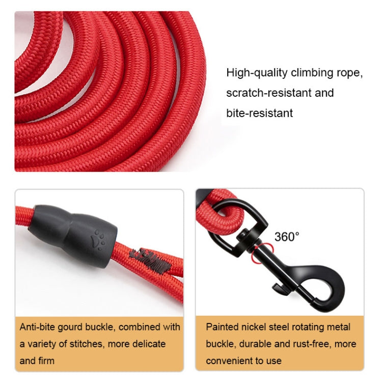 Sh36 Rock Climbing Rope Pet Leash Bold and Long Dog Training Tracking Rope, Size: 10m(13mm Orange) - Leashes & Chest Strap by PMC TechLife | Online Shopping South Africa | PMC TechLife | Buy Now Pay Later Mobicred