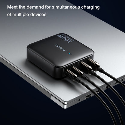 Yesido YC41 100W Desktop Charger 1.5M Plug Line Multi-Mouth Travel Charger(UK Plug) - USB Charger by Yesido | Online Shopping South Africa | PMC Jewellery