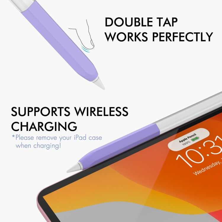 For Apple Pencil 2 AhaStyle PT-LC05 Jelly Style Translucent Silicone Protective Pen Case(Pink) - free shipping - PMC TechLife - Order now!