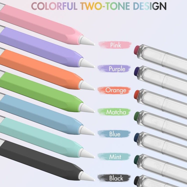 For Apple Pencil 2 AhaStyle PT-LC05 Jelly Style Translucent Silicone Protective Pen Case(Pink) - free shipping - PMC TechLife - Order now!