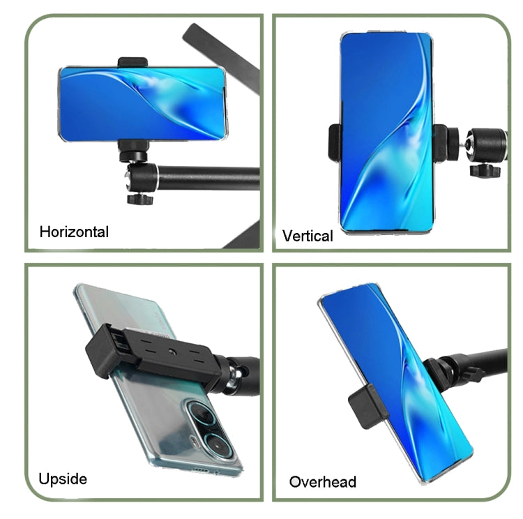 DT-06 Desktop Overlook Mobile Phone Bracket Camera Fill Light Universal Foldable Bracket - Stand by PMC Jewellery | Online Shopping South Africa | PMC Jewellery | Buy Now Pay Later Mobicred