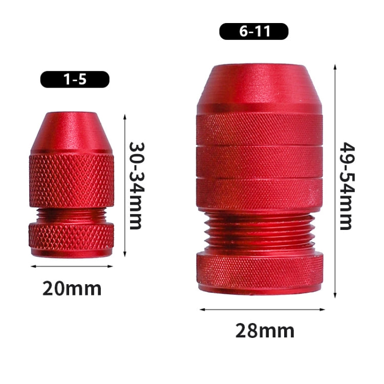 Adjustable Bit Stop Locator Drilling Aid Tool, Model: Type 6-11 - Others by PMC TechLife | Online Shopping South Africa | PMC TechLife | Buy Now Pay Later Mobicred
