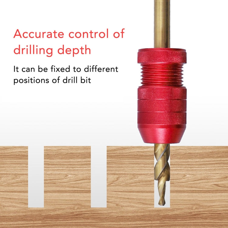 Adjustable Bit Stop Locator Drilling Aid Tool, Model: Type 6-11 - Others by PMC TechLife | Online Shopping South Africa | PMC TechLife | Buy Now Pay Later Mobicred