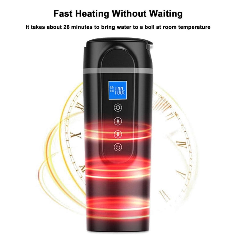SUITU  HQ-3900 24V/12V Car/Truck Heated Coffee Mug Smart Mug,Spec: Small Screen White - free shipping - PMC TechLife - Order now!