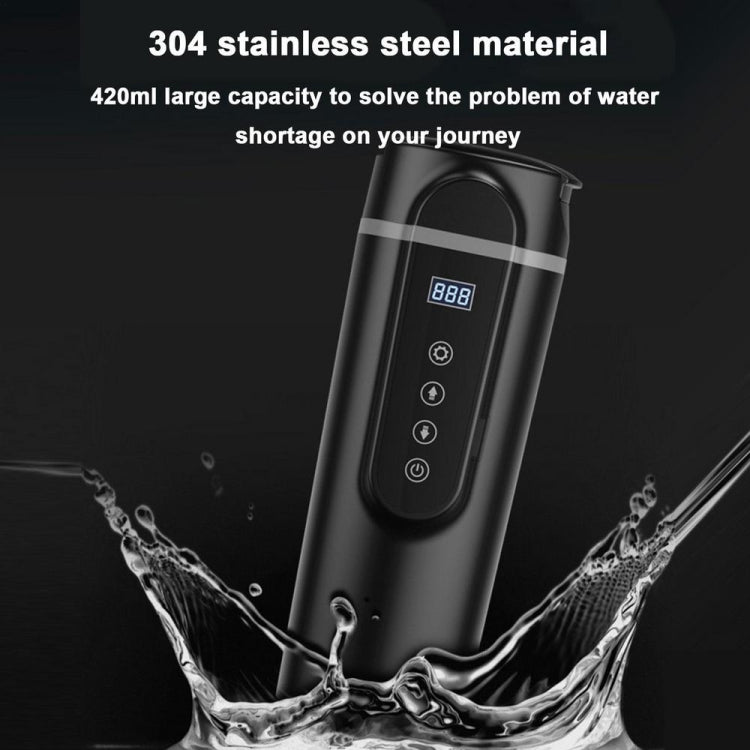 SUITU  HQ-3900 24V/12V Car/Truck Heated Coffee Mug Smart Mug,Spec: Small Screen White - free shipping - PMC TechLife - Order now!