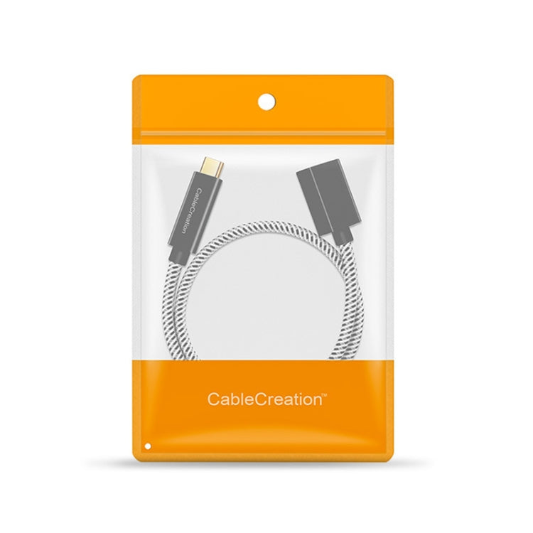 CC0316 0.5m Type-C / USB-C Male to Female Extension Cable Computer Phone Charging Cable(Black) - Cable & Adapters by PMC TechLife | Online Shopping South Africa | PMC TechLife | Buy Now Pay Later Mobicred