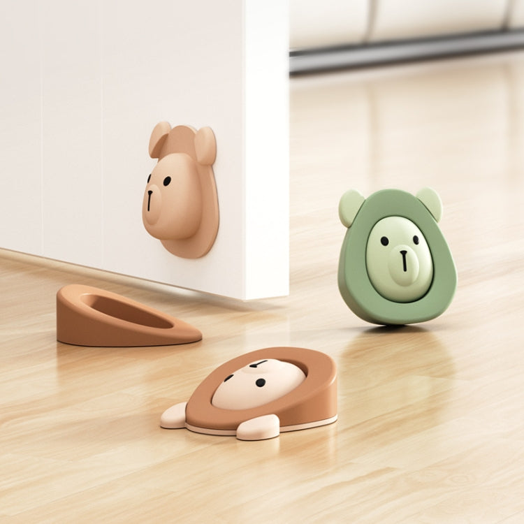 Cartoon Silicone Door Stopper Anti-Collision Door Blocker(Green) - Crash Pads by PMC TechLife | Online Shopping South Africa | PMC TechLife | Buy Now Pay Later Mobicred