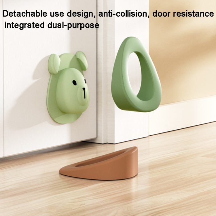 Cartoon Silicone Door Stopper Anti-Collision Door Blocker(Green) - Crash Pads by PMC TechLife | Online Shopping South Africa | PMC TechLife | Buy Now Pay Later Mobicred