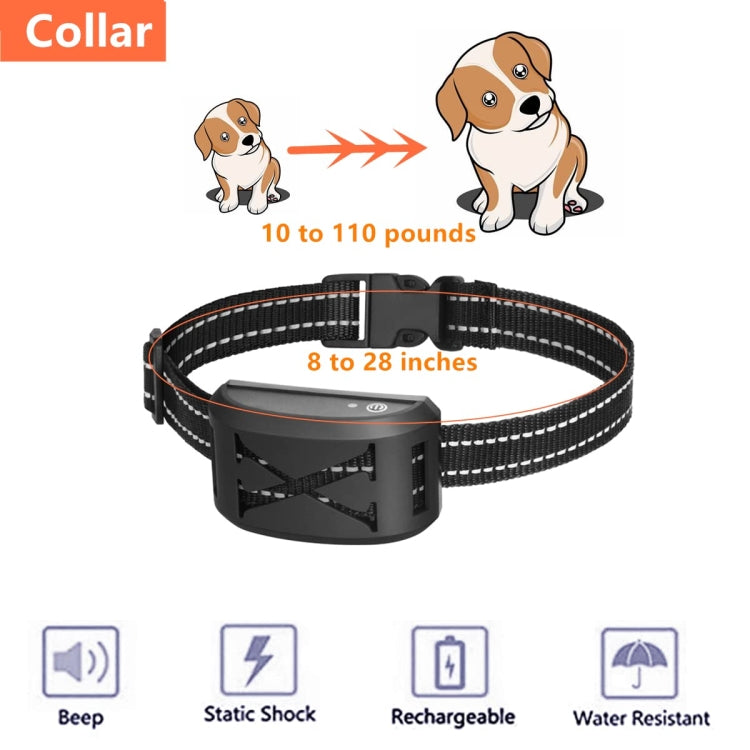 2-In-1 Electric Dog Fence & Remote Training Collar Adjustable Vibration & Shock For 3 Dogs(Black) - Training Aids by PMC TechLife | Online Shopping South Africa | PMC TechLife | Buy Now Pay Later Mobicred