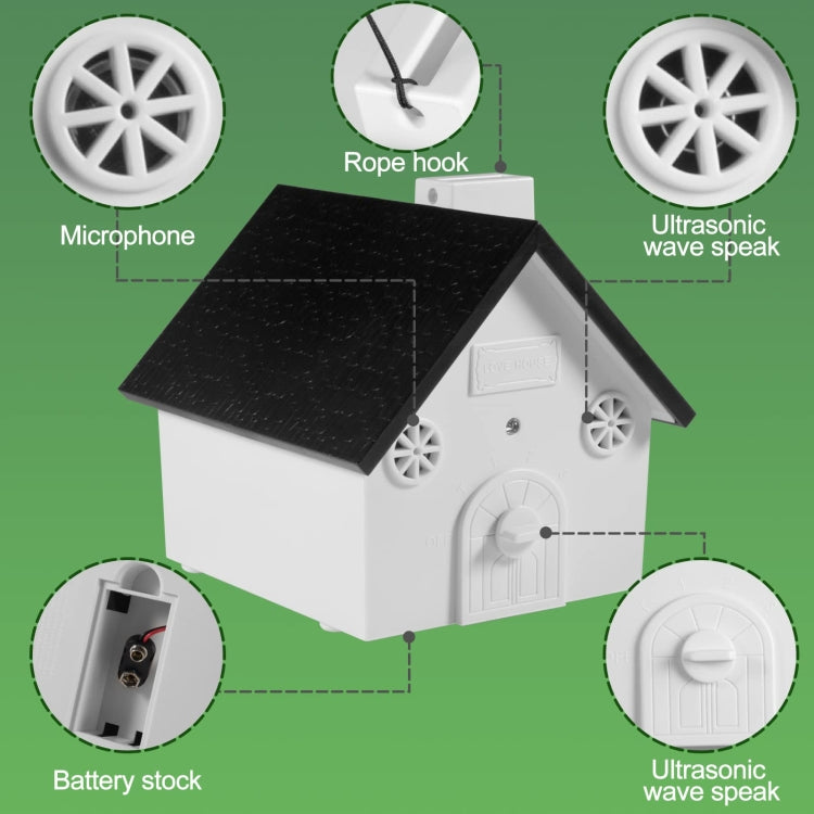 Ultrasonic Dog Barking Control Devices Dog Training Up to 50 Ft Range(Black) - Training Aids by PMC TechLife | Online Shopping South Africa | PMC TechLife | Buy Now Pay Later Mobicred