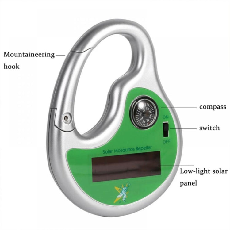 Outdoor Ultrasonic Mosquito Repeller Portable Solar Charging Mosquitoes And Insects Driver - Repellents by PMC TechLife | Online Shopping South Africa | PMC TechLife | Buy Now Pay Later Mobicred