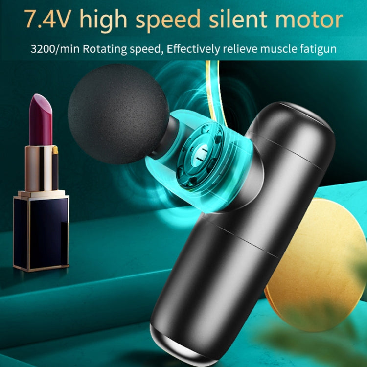 M02 Portable Fitness Multi-Gear Household Mini Fascial Massager(Black) - free shipping - PMC TechLife - Order now!