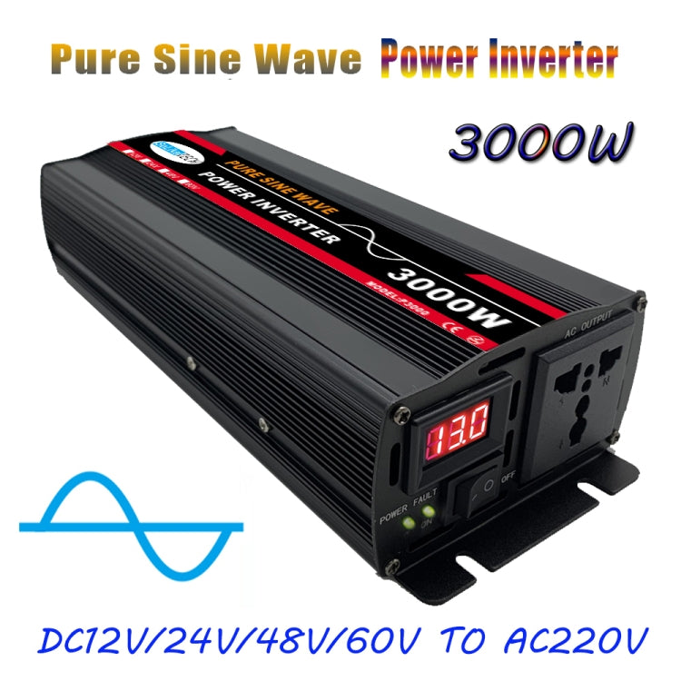 3000W (Actual 500W) 48V to 220V High Power Car Sine Wave Inverter Power Converter - Pure Sine Wave by PMC TechLife | Online Shopping South Africa | PMC TechLife | Buy Now Pay Later Mobicred