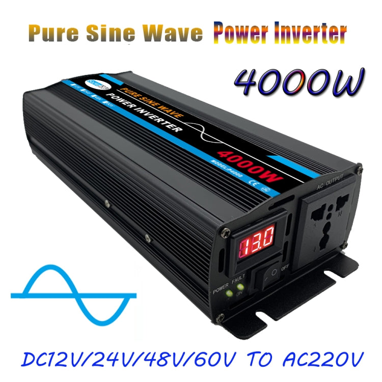 4000W (Actual 800W) 12V to 220V High Power Car Sine Wave Inverter Power Converter - Pure Sine Wave by PMC TechLife | Online Shopping South Africa | PMC TechLife