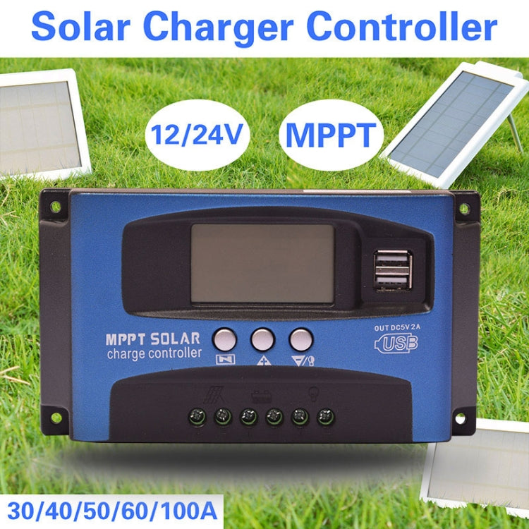 YCX-003 30-100A Solar Charging Controller with LED Screen & Dual USB Port Smart MPPT Charger, Model: 12/24/36/48/60V 100A - Others by PMC Jewellery | Online Shopping South Africa | PMC Jewellery | Buy Now Pay Later Mobicred