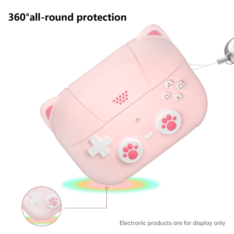 For AirPods Pro 2 Earphone Silicone Protective Case  Cat Claw Cover(Shallow Purple) - For AirPods Pro 2 by PMC Jewellery | Online Shopping South Africa | PMC Jewellery | Buy Now Pay Later Mobicred