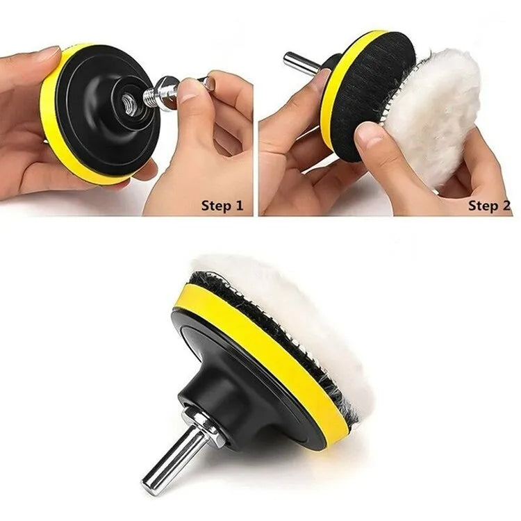 24 In 1 3 Inch Polishing Waxing Pad Sponge Buffing Kit - free shipping - PMC TechLife - Order now!