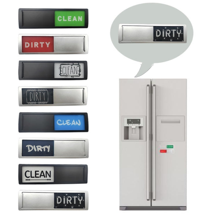 Dishwasher Magnet Clean Dirty Sign Double-Sided Refrigerator Magnet(Black Love) - Dish Washers & Accessories by PMc TechLife | Online Shopping South Africa | PMc TechLife | Buy Now Pay Later Mobicred