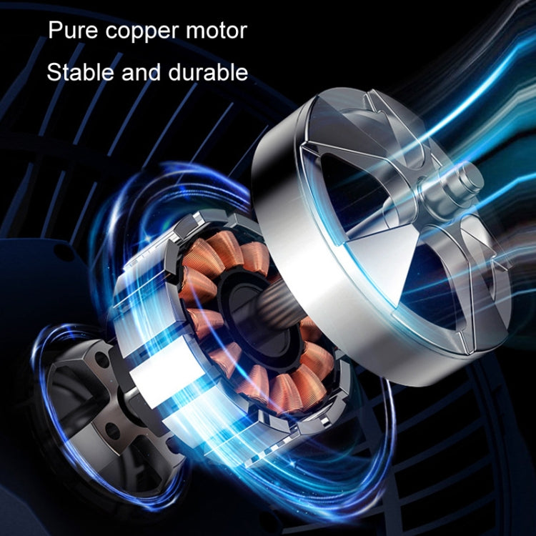 F611 Rotatable Multi-angle Air Supply Car Silent Fan(USB) - Heating & Fans by PMC TechLife | Online Shopping South Africa | PMC TechLife | Buy Now Pay Later Mobicred