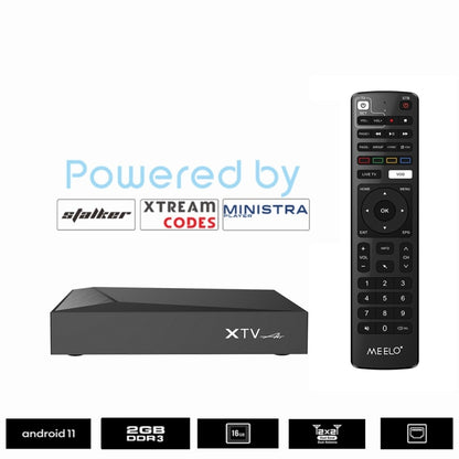 XTV Air 2GB+16GB Infrared Remote Version Mini HD 4K Android TV Network Set-Top Box Amlogic S905w2 Quad Core(UK Plug) - Amlogic S905 by PMC Jewellery | Online Shopping South Africa | PMC Jewellery | Buy Now Pay Later Mobicred