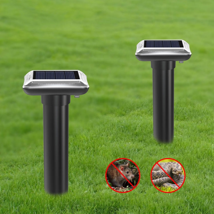 SJZ038 Outdoor Waterproof Solar Ultrasonic Rat Repeller Ultrasonic Animal Repeller, Color: Black - Outdoor Insect Repellent by PMC Jewellery | Online Shopping South Africa | PMC Jewellery