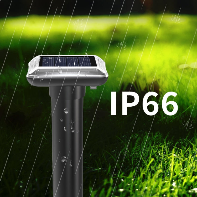 SJZ038 Outdoor Waterproof Solar Ultrasonic Rat Repeller Ultrasonic Animal Repeller, Color: Black - Outdoor Insect Repellent by PMC TechLife | Online Shopping South Africa | PMC TechLife