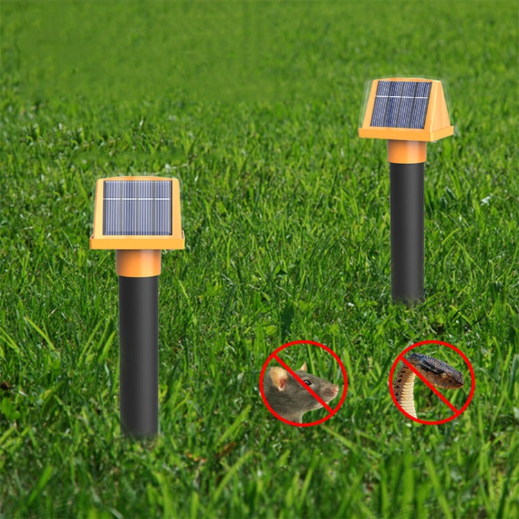 SJZ057 Outdoor IP66 Waterproof Solar Ultrasonic Rat Repeller Orchard Ultrasonic Animal Repeller(Orange) - Outdoor Insect Repellent by PMC TechLife | Online Shopping South Africa | PMC TechLife | Buy Now Pay Later Mobicred