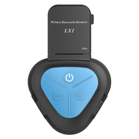 LX1 Motorcycle Half Helmet Waterproof Wireless 5.3 Bluetooth Headset, Version: English(Standard Blue) - Motorcycle Walkie Talkie by PMC Jewellery | Online Shopping South Africa | PMC Jewellery | Buy Now Pay Later Mobicred